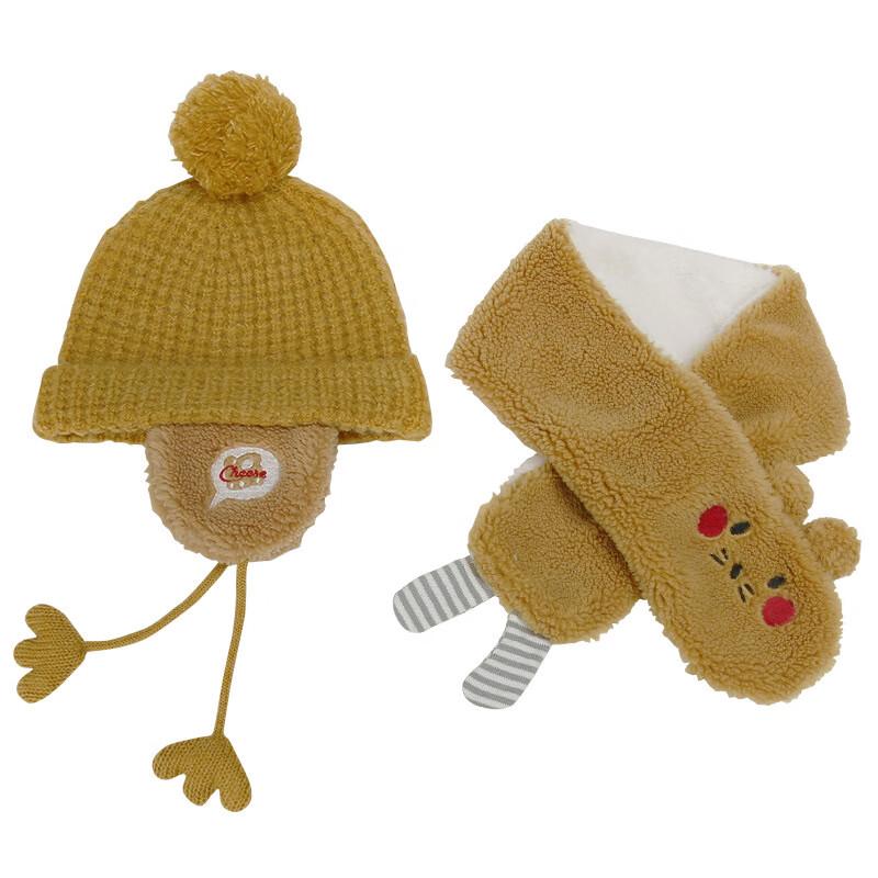 

Дитяча шапка-вушанка з вушками мишки з вовни ягняти Lemonkid