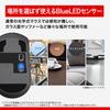 Buffalo Wireless Silent Horizontal 5 Bluetooth with White BSMBB705WH Mouse, Operation, High-Speed Scrolling, Scrolling, Tilt, Buttons, BlueLED,