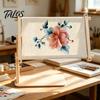 Adjustable Embroidery Stand Table Stand, Cross Stitch Hoop for Lap or Top Tapestry, Wooden Holder Stable Frame