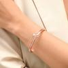 Simple for Women Roman Numerals Gifts Luxury Party Alloy Bangle Girls Jewelry Bracelets