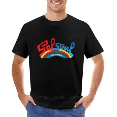 Bawełniana koszulka męska Salsoul Records T-Shirt Koszulka dla chłopca koszulki dla fanów sportu Koszulka z krótkim rękawem męska nowa czarna koszulka dla chłopców