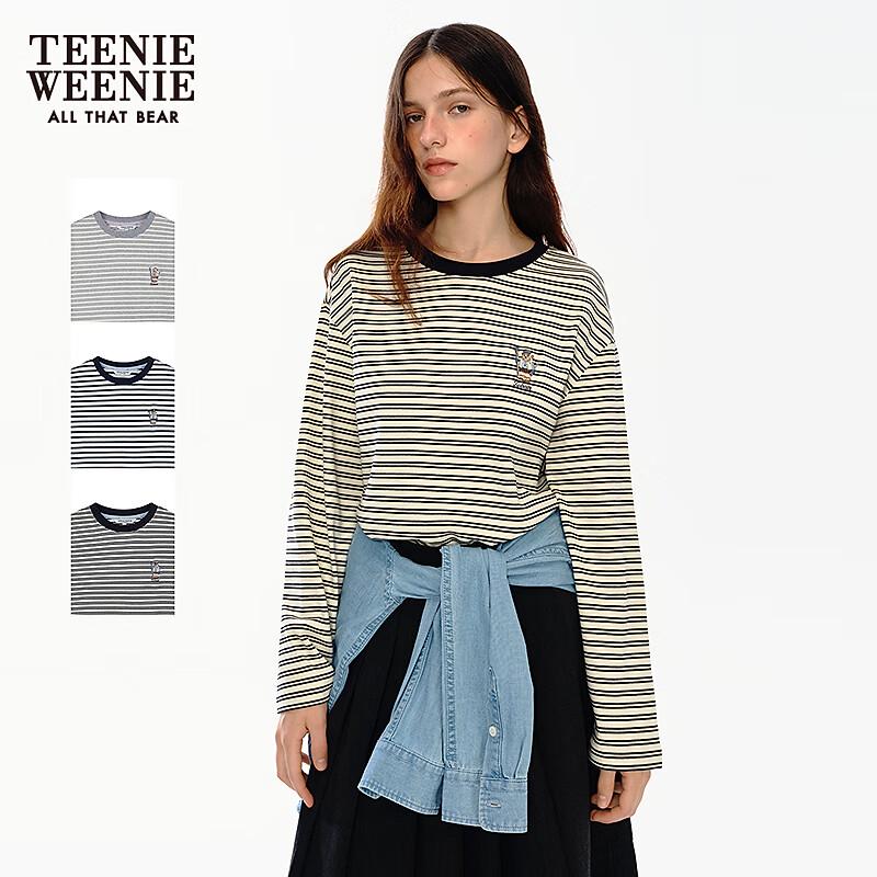 Teenie Weenie Women s Striped Long-Sleeve T-Shirt M
