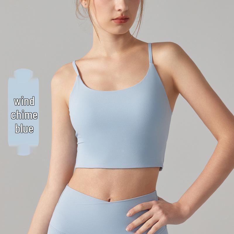 Women's Beautiful Back Sports Bra - Shockproof Yoga Tank for Running & Training
