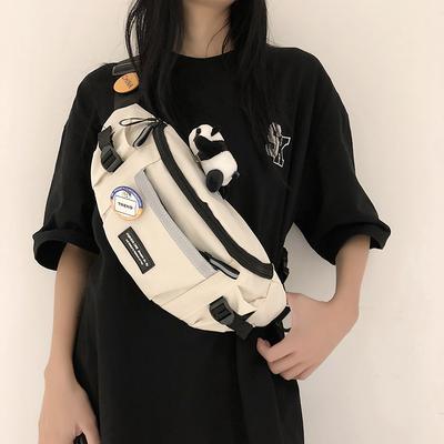 New Breast Bag Men's Simple Casual Tooling Wind Sports Messenger Backpack Trendy Brand Versatile Student Fanny Pack Shoulder Bag Women