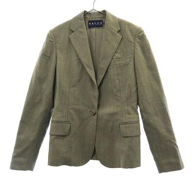 Made In Japan Wool Blend Tailored Jacket 7 Gray Women Used