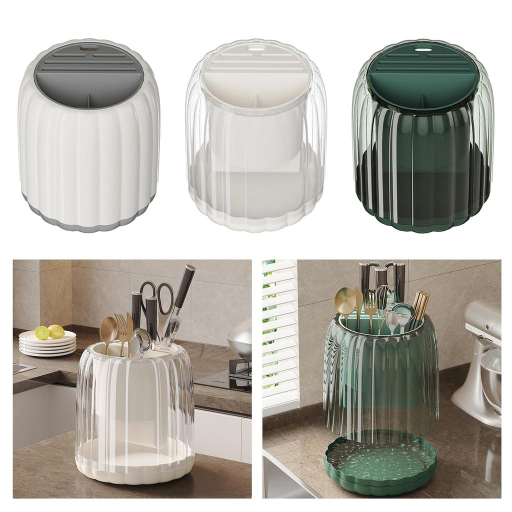Compact Cutlery Holder for Kitchen Storage - Space-Saving Utensil Organizer