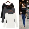 Fashion Women Ladies Casual Cotton Blend Pullover Long Sleeve Loose Tops Tee Blouse For Comfortable Everyday Wear