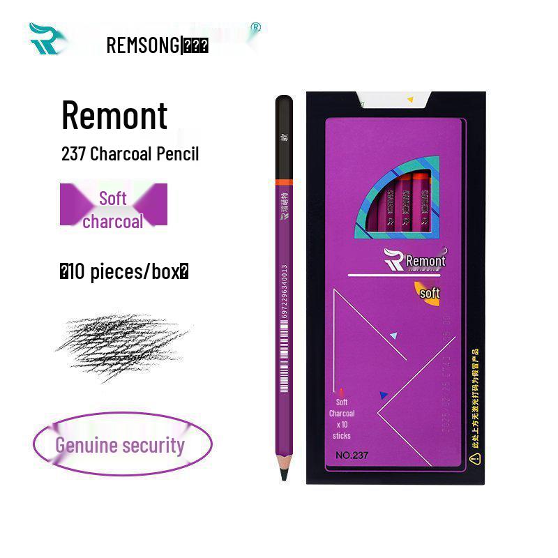 

Rui Meng Te Soft/Medium-Hard Charcoal Pencils for Art Students Genuine Product Guarantee