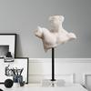 Resin Handicraft Bust Sculpture Roman Figure Sculpture Abstract Human Body Imitation Gypsum Decorative Figurines Home Decor