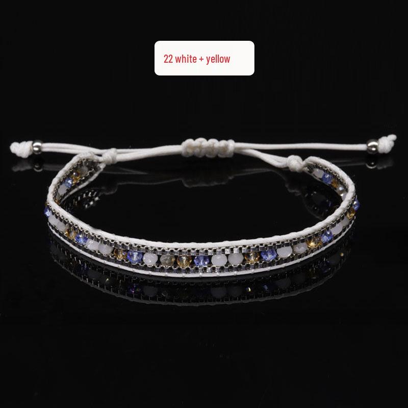 Retro Bohemian Crystal Rope Bracelet