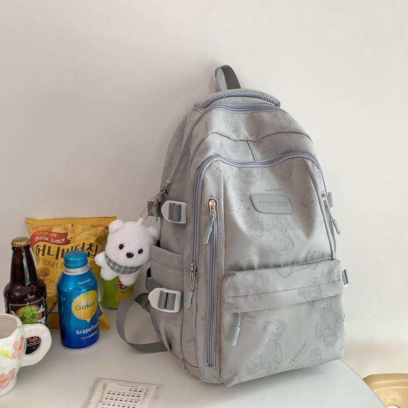 High Value, Small and Fresh Backpack, Girls' Lightweight and Large Capacity, Junior and High School Students' Schoolbags, Trendy and Cool Casual 