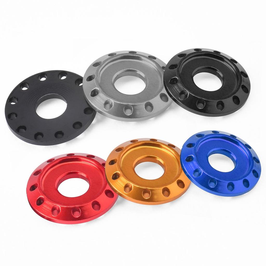DRC Aluminum Spacer Type02 Aluminum Red M6/Outer Diameter 18mm 4pcs