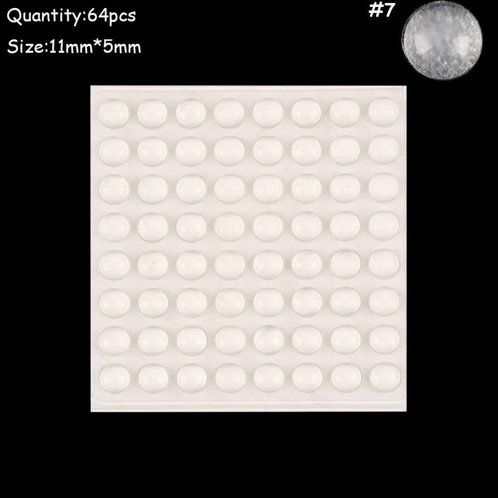 Transparent Collision Cushion Prevent Noisy Bumper Silicone Pads Self-adhesive Damper Furniture Door Stopper Home Improvement