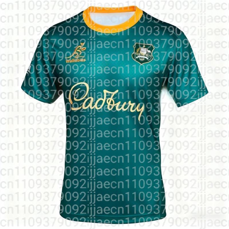 2026 Sommer Australien Neues Herren Rugby Trainings-T-Shirt Lässig Atmungsaktives Oberteil Unisex Sport Schnelltrocknendes T-Shirt FamilienPassend