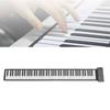 88 Key Hand Roll Piano 128 Tones USB MIDI BT Portable Folding Piano for Beginners
