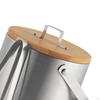 Stainless Steel Ice Bucket Wine with Handle Container Lid and Tongs for Bar