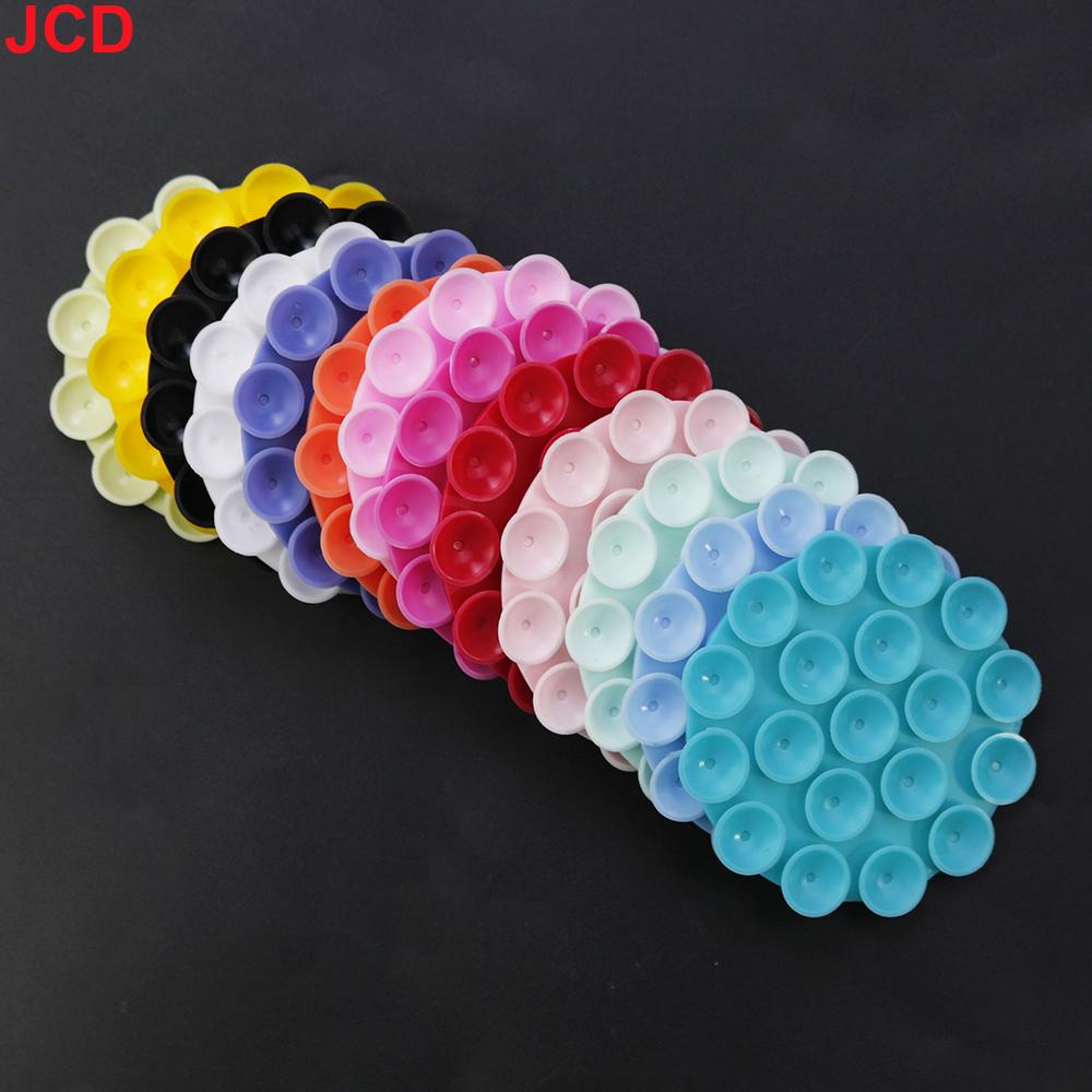 JCD 1pcs Portable Silicone Suction Cup Phone Mount Double-Sided Mount Car Navigation Bracket Universal Mobile Phones Stand