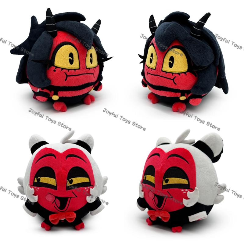 in stock Hazbin Hotel Helluva Boss Loona Plush-Like Texture Cute Toy Soft Stuffed Pillow Cartoon Character Doll Friend Gift