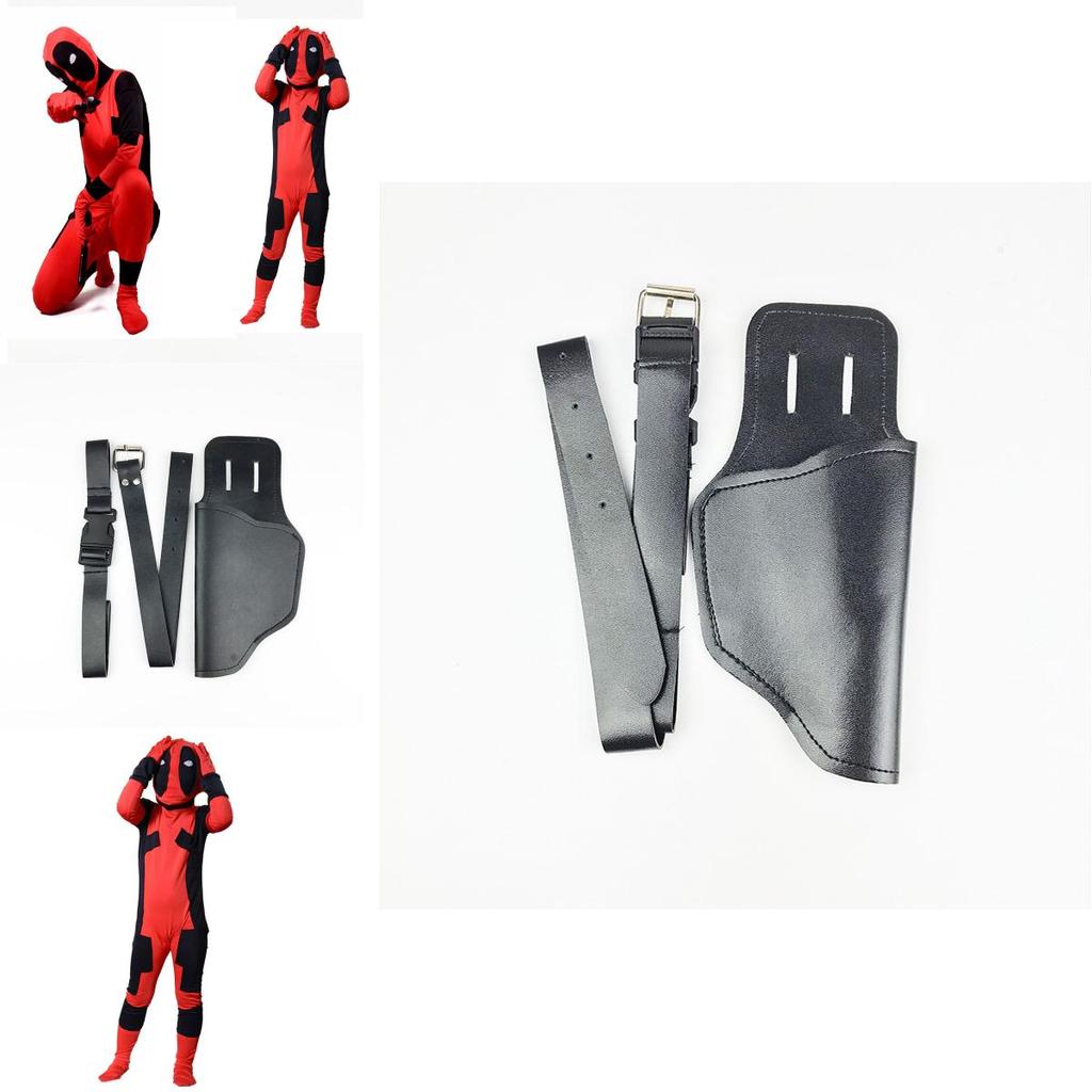 Cool Sexy Lady Deadpool Costume Spandex Women Red Fullbody Superhero Cosplay
