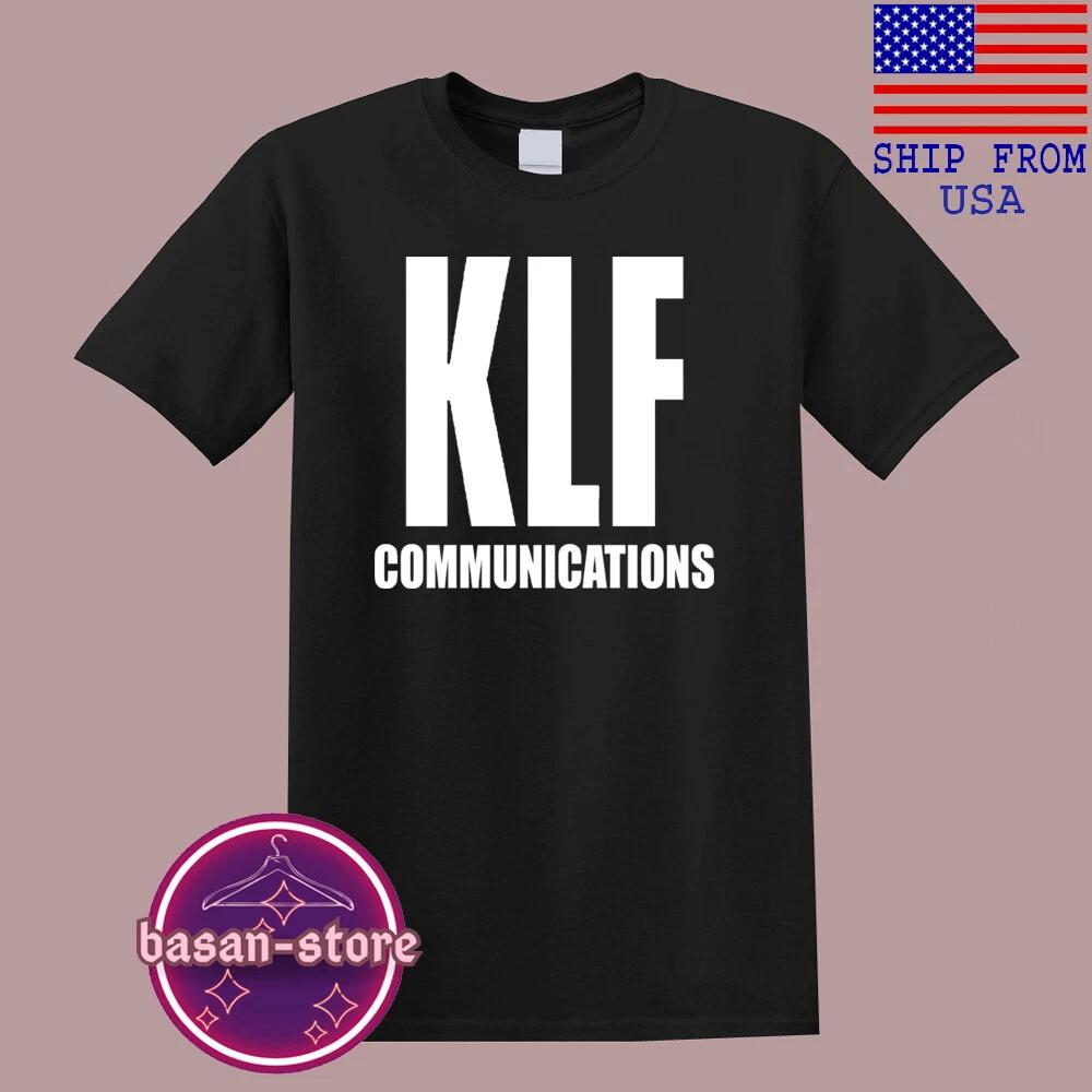 KLF Communications Men s Black T-Shirt Tee Top Unisex 4XL