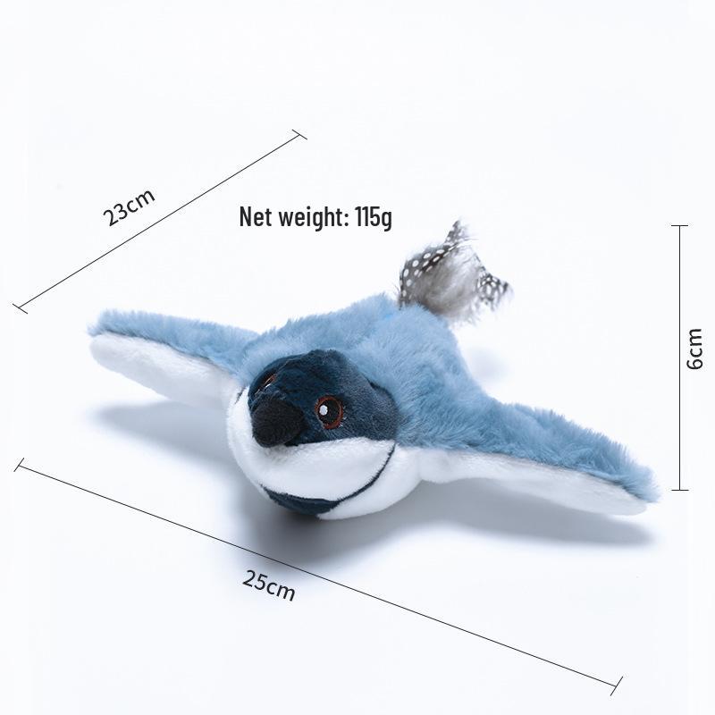 Electric Bird Sound Cat Toy - Self-Entertainment Teaser Stick