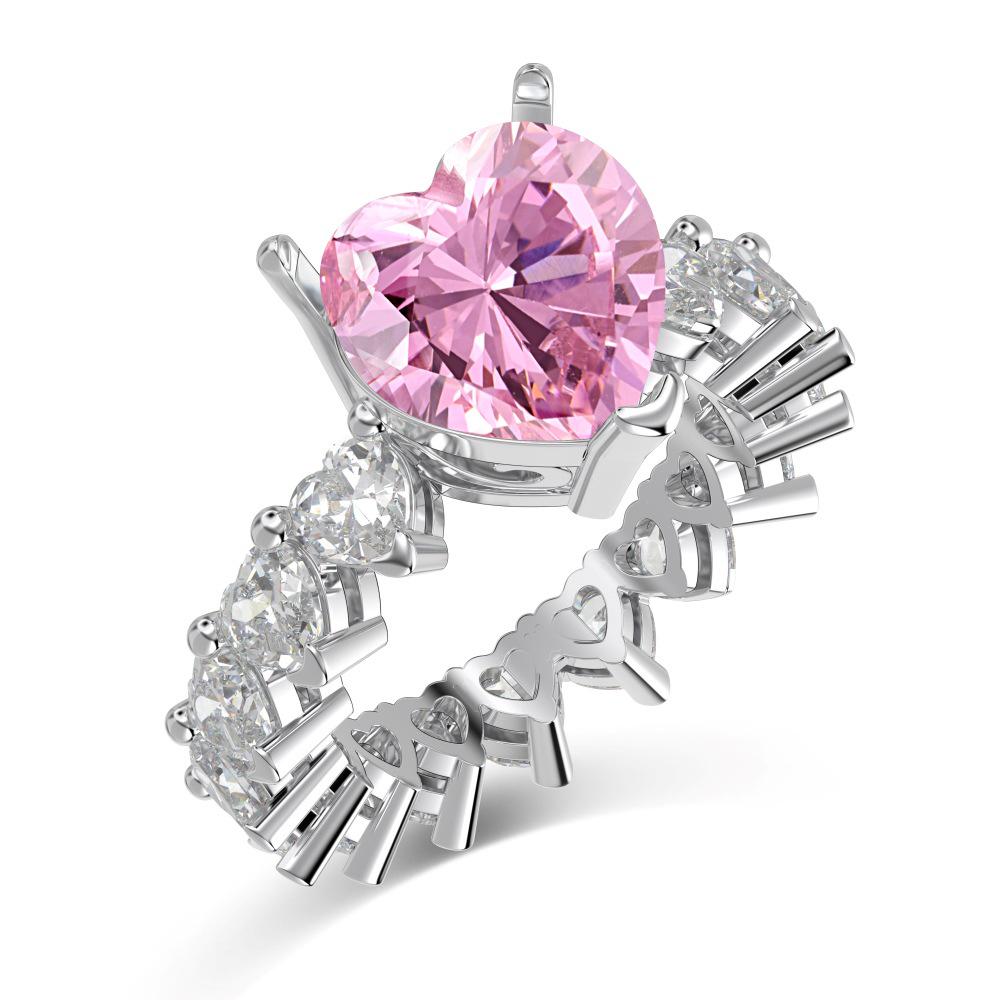 

Astral Trace Series S925 Sterling Silver Pink Set Size 7