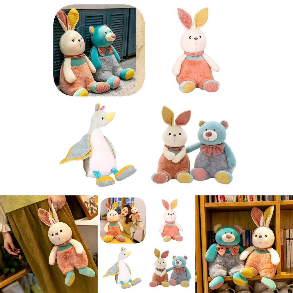 Adorable Animal Plush Toys In Rabbit Goose And Bear Styles