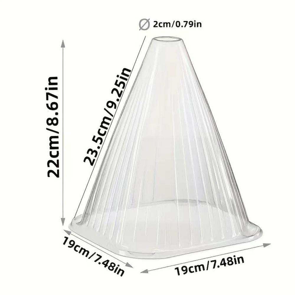 1Pcs Plant Cloche Reusable Plant Bell Cover Multifunctional Plant Cover Guard Protect Plants From Birds Slugs Frost