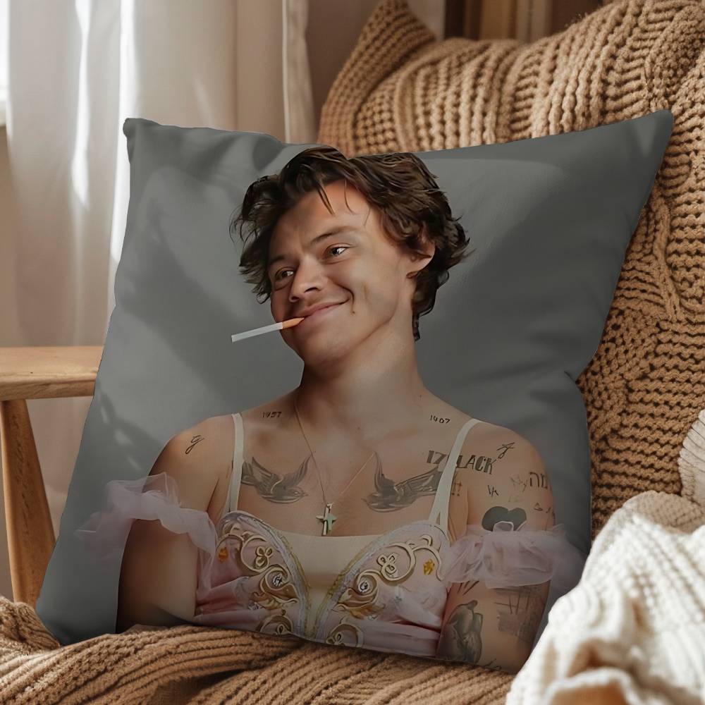 Federa Cuscino Harry Styles American Girls Federa Cuscino Copricuscino per Divano Soggiorno Adatto per Decorazione Casa Camera da Letto