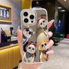 Personalized Cat Apple 12 Mobile Phone Case iPhone17promax with Mirror Protective Case 16plus Cute Replacement Mirror