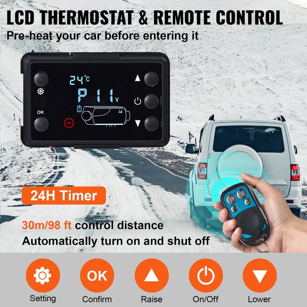 Diesel Heater 8KW Air Diesel Heater PLANAR 12V Diesel Air Heater for Car Trucks Motor-home Boat Bus CAN