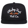 Unisex Kapelusze Siatkowe Hip-Hopowe z Haftem Whiskey Bent Wiosna Lato Outdoor Regulowane Codzienne Czapki Baseballowe Ochrona Przeciw Słońcu Czapka