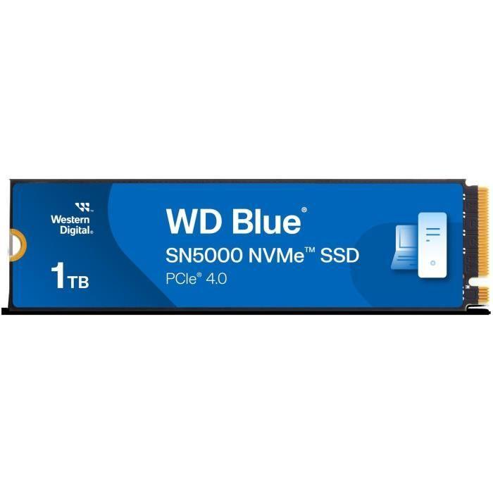 WESTERN DIGITAL - WDS100T4B0E - Disque dur SSD Interne - 1 To - WD Blue - SN5000 - NVMe