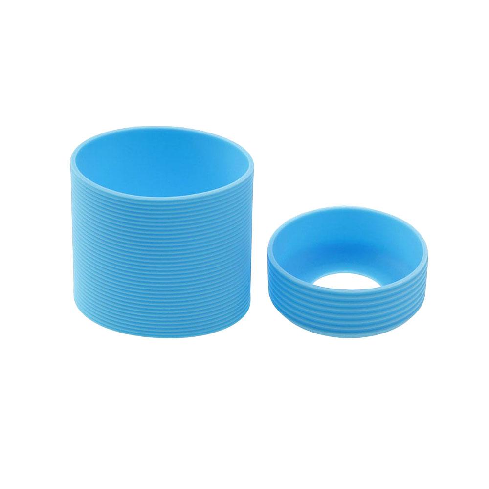 Silicone World 2pcs/set 6.0CM Threaded Silicone Cup Bottom Cover 60MM Heat Insulated Cup Cover Cup Bottom Coaster Cup Sleeve