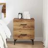 Nightstand Reclaimed Wood Look 40 x 35 x 47.5 cm Engineered Wood