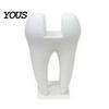 Durable Business Card Stand 3D Printed Holder, Tooth Shaped Matte White Organizer, One-piece Molded Holder Minimalist Style Ornament for Dental