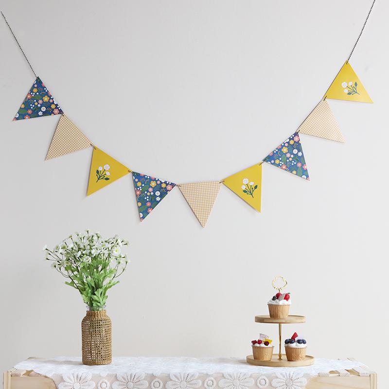 Paper Pennant Bunting for Birthday Parties, Kindergarten, and School Events