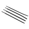 4 Pcs Window Moulding Weatherstrip Seal Rubber 68160 0C020 Door Belt Replacement for Toyota Double Cab 2007 To 2020