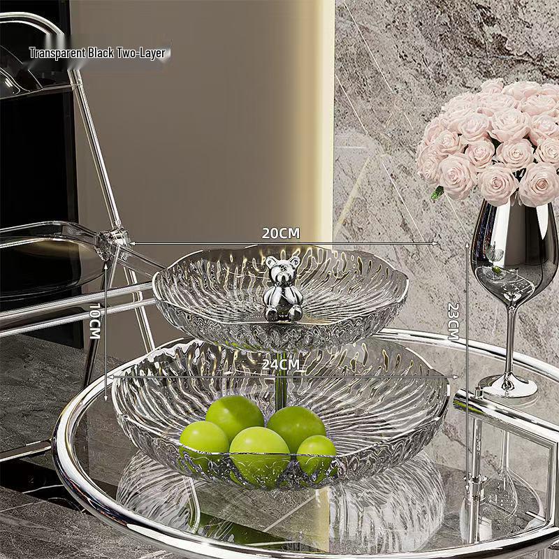 Elegant Three-Tier Dessert & Fruit Display Stand for Home or Restaurant