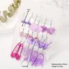 Pendant Earrings Unique Drop Earrings Set Fashion Ear Jewelry Set Zinc Alloy Texture Suitable for Ladies and Teen Girls