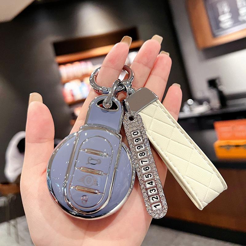 Applicable BMW mini key case countryman cooper key case f54f55f56F60 shell ring female