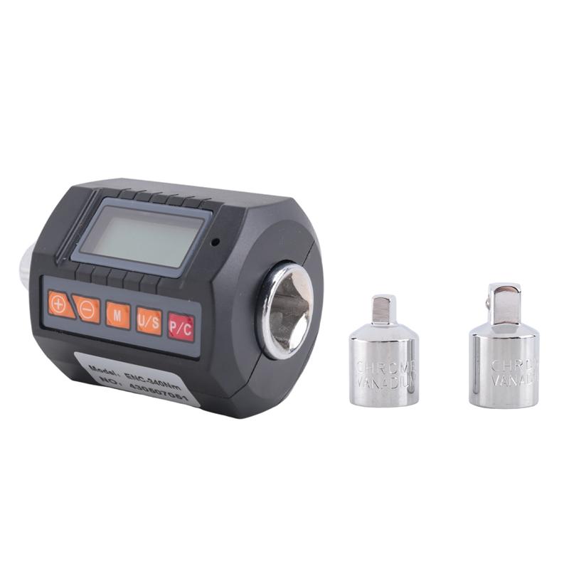 AD23-Digital Display Torque Meter Wrench Tester For 3/8 Inch &1/4 Inch High Accuracy Torque Units For Car Repairs 340Nm Easy To
