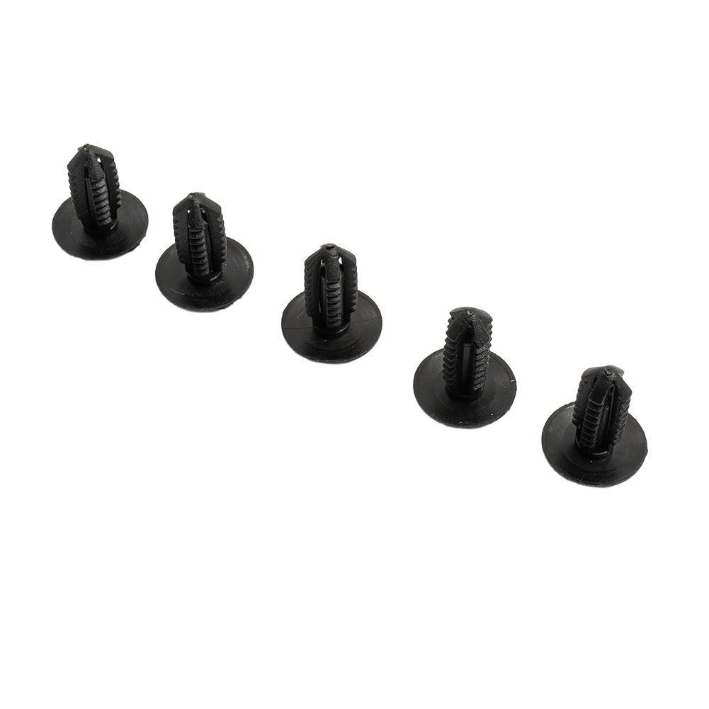 Für BMW Auto Clips 100x Schwarze Kunststoff Druckniet Verkleidungsbefestigungsclips