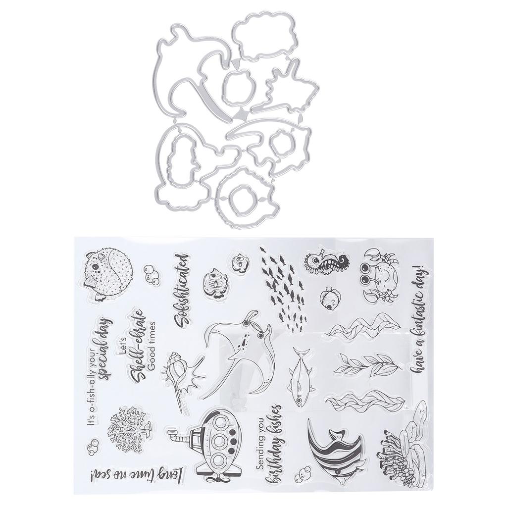 Transparente Stempel, praktisches Werkzeug zur Kartenherstellung, tragbare Schneideform für Fotoalben, Geschenke