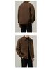 Herren Casual Revers Leichte Jacke – Verdickter Amerikanischer Stil für Frühling und Herbst