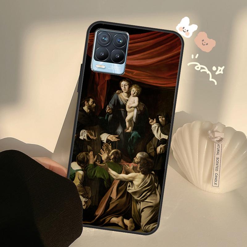 

Чехол Madonna di Loreto Caravaggio для OnePlus 10 Pro 9 Pro 8T Nord2 9R для Realme GT 2 Pro 7 8 GT Neo2 9i 8i C21 Coque OnePlus 9