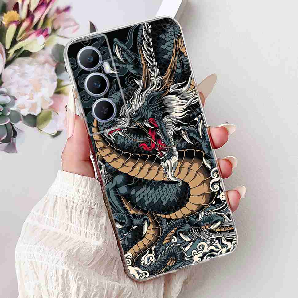 For Realme C65 Case Cute Cartoon Butterfly Cover Soft Silicone Phone Case Fundas For Realme C 65 C65 RealmeC65 4G Bumper