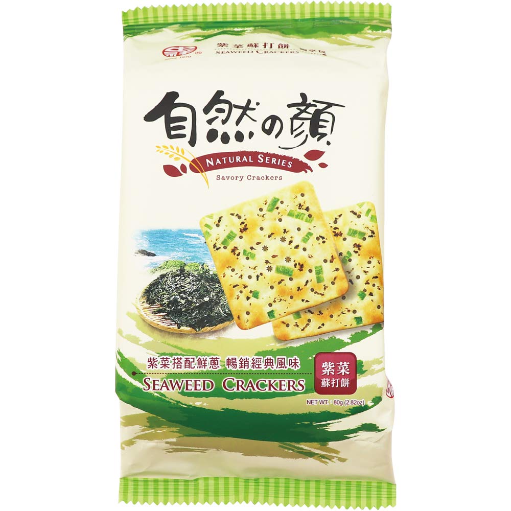 

Крекеры с зеленым луком и нори Fuji Food Service Nature Face 80 г x 24 шт.