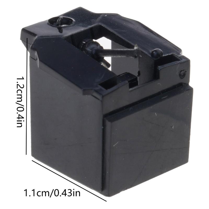 Turntable Needle Plastic Styluses Phonograph Maintenance Part with Cleaning Brush Turntable Styluses for Record Player