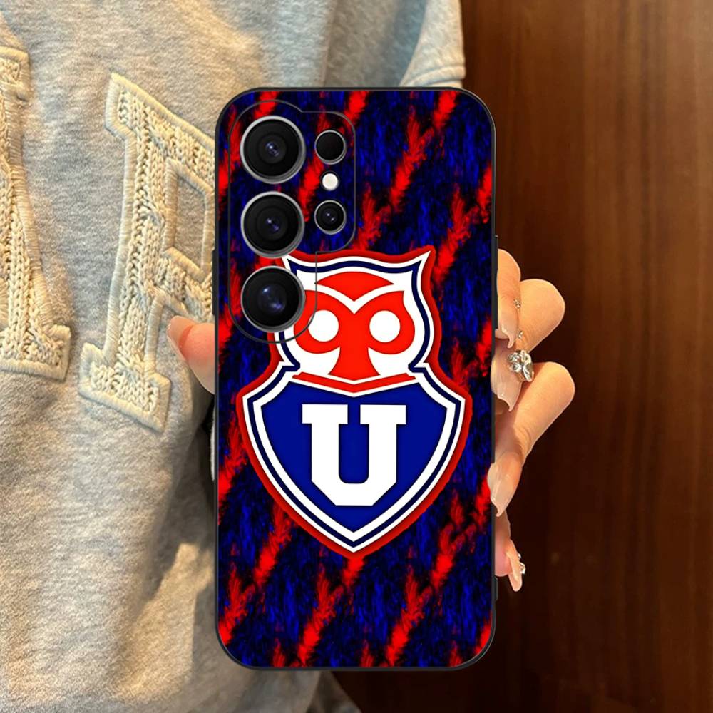 Chile U-University Logo Phone Case For Samsung S 24 Fe 25 Ultra Plus 20 Lite 21 30 22 23 24 22 Ultra 5G Fundas
